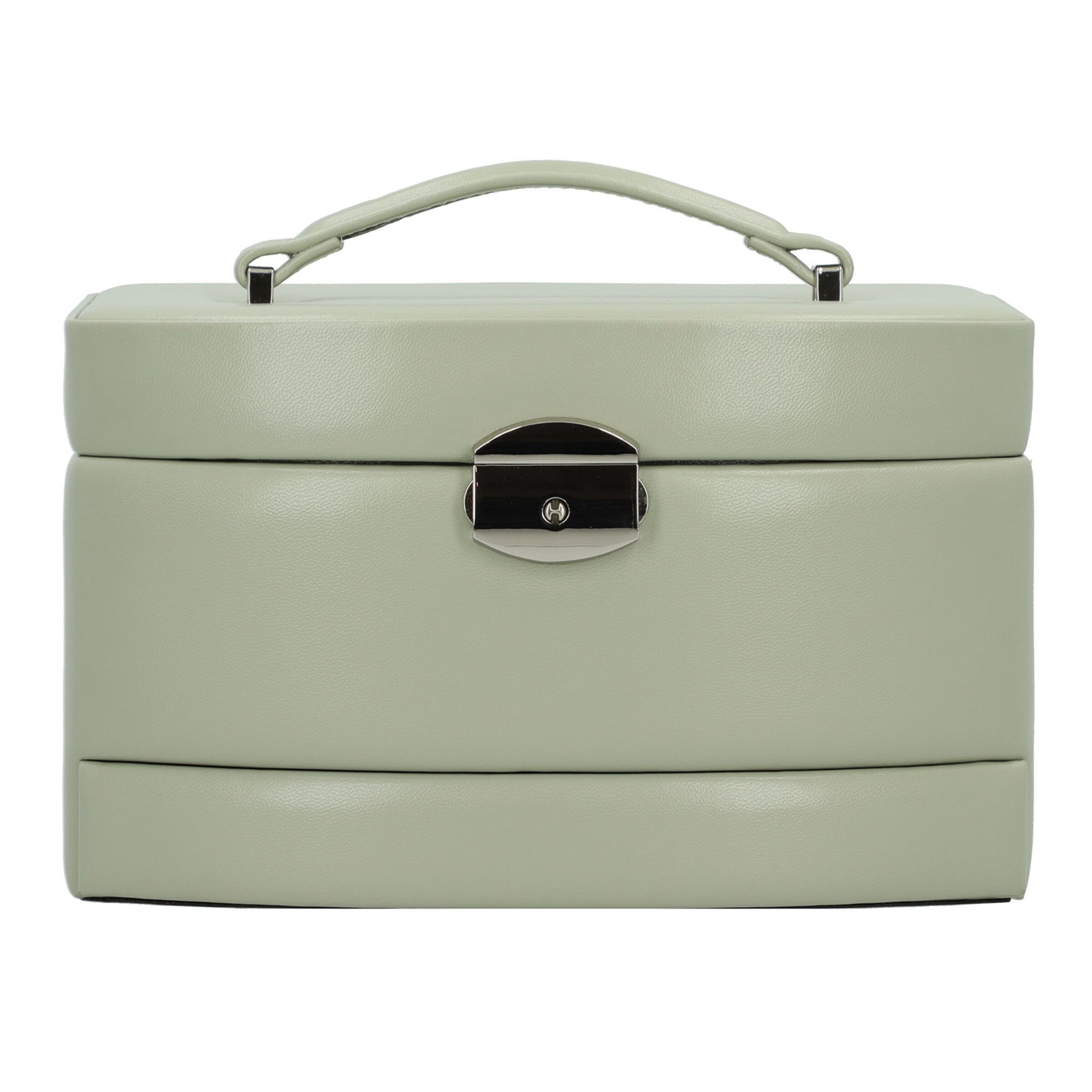 Boîte à bijoux 'Merino' WINDROSE en vert : devant