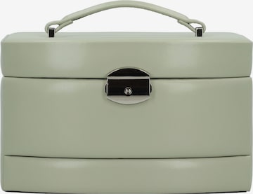 WINDROSE Schmuckkoffer 'Merino' in Grün: Vorderseite