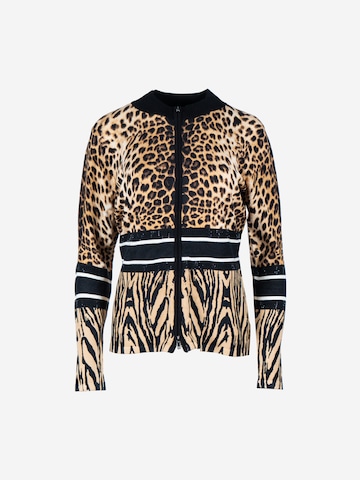 Passioni Strickjacke in Braun: Vorderseite