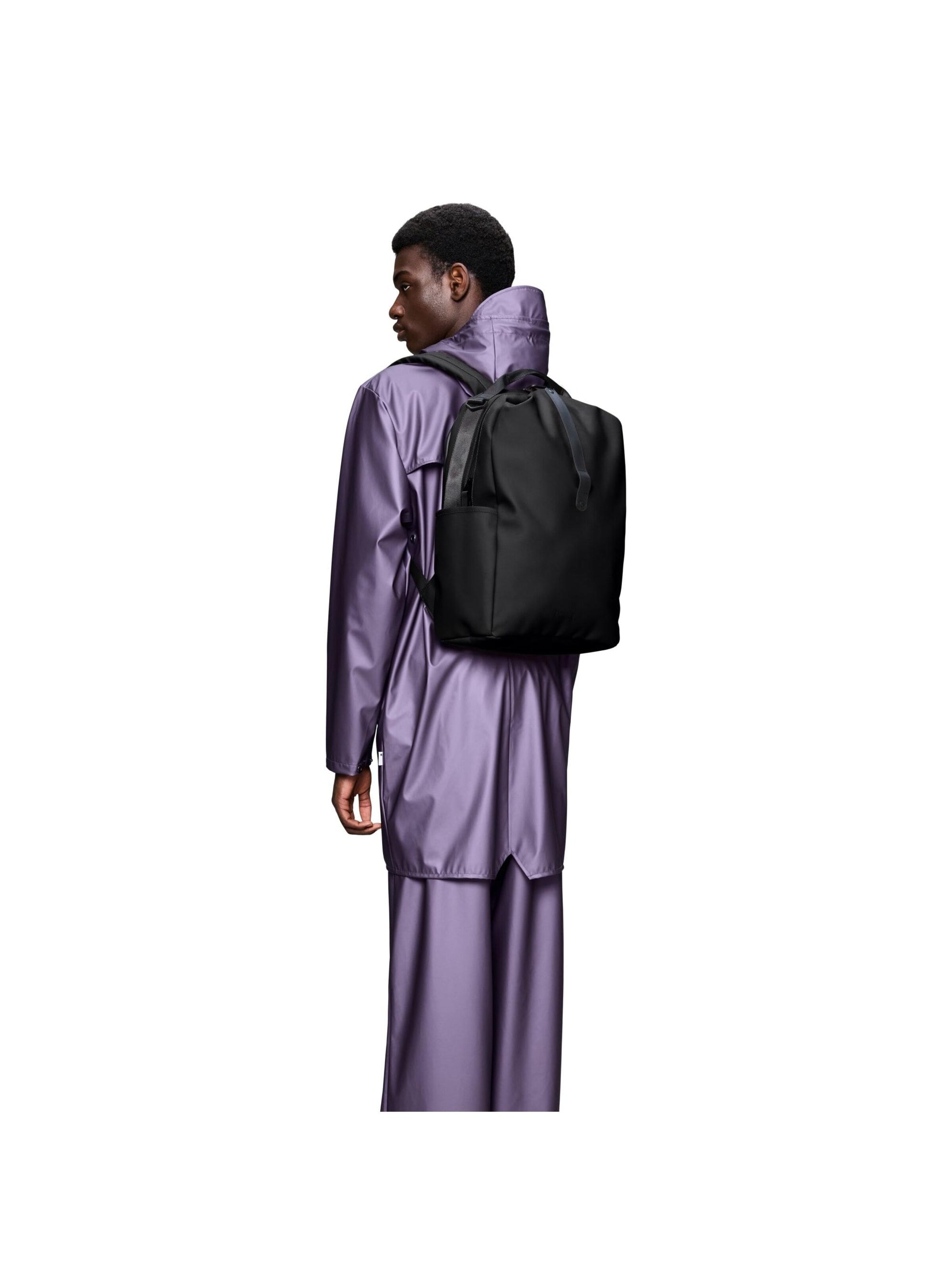 RAINS Backpack in Black