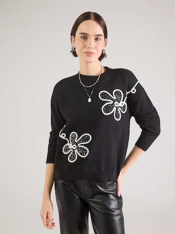 Hailys Πουλόβερ 'Mi44ra' σε μαύρο: μπροστά