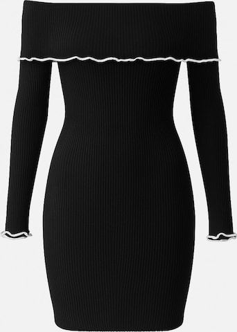 WOMAN VISION Jurk in Zwart: voorkant