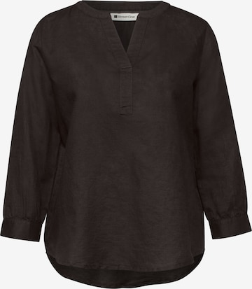 STREET ONE Pluus, värv pruun: eest vaates