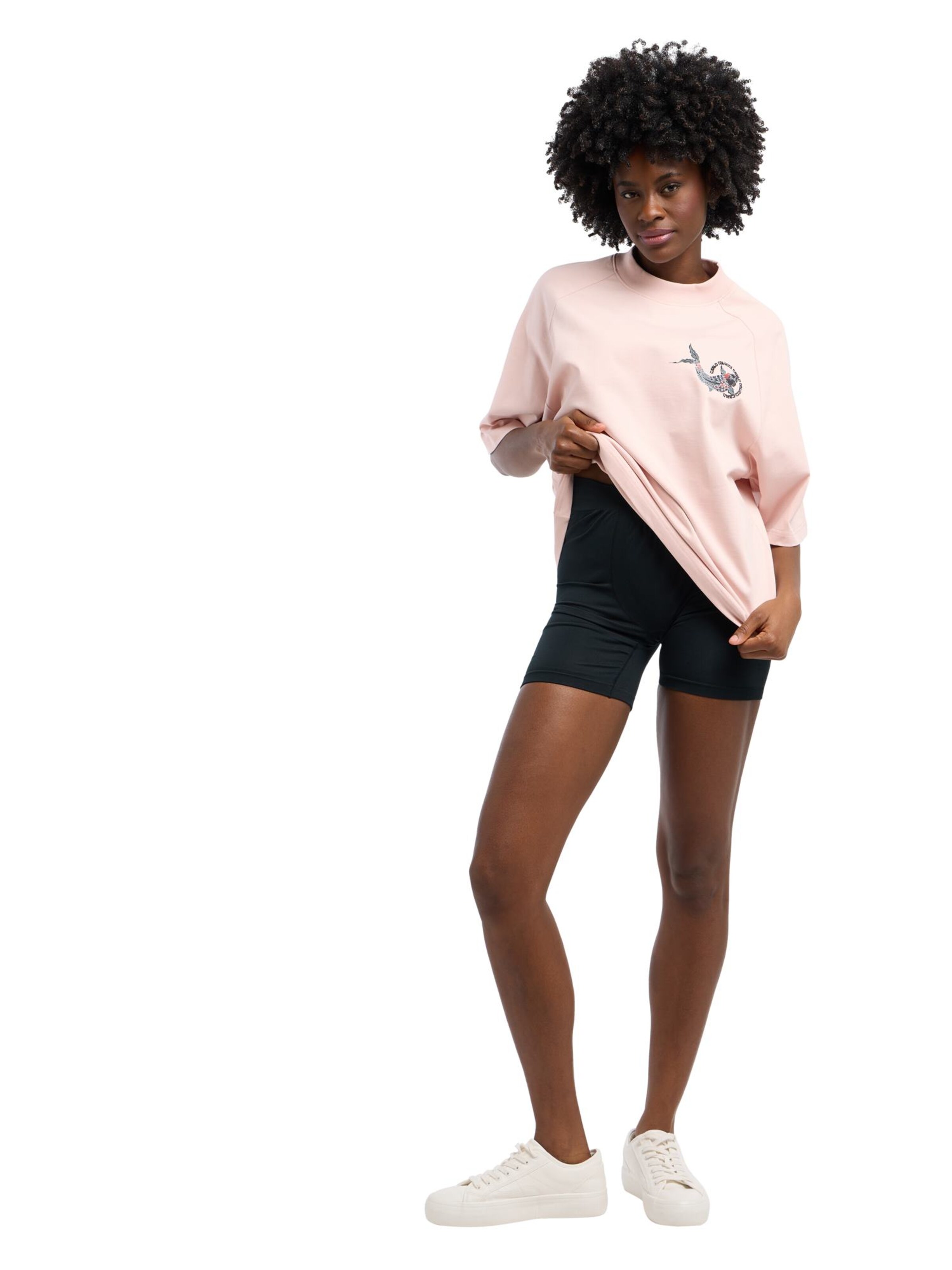 Carlo Colucci T-Shirt 'Dorigoni' in Pink