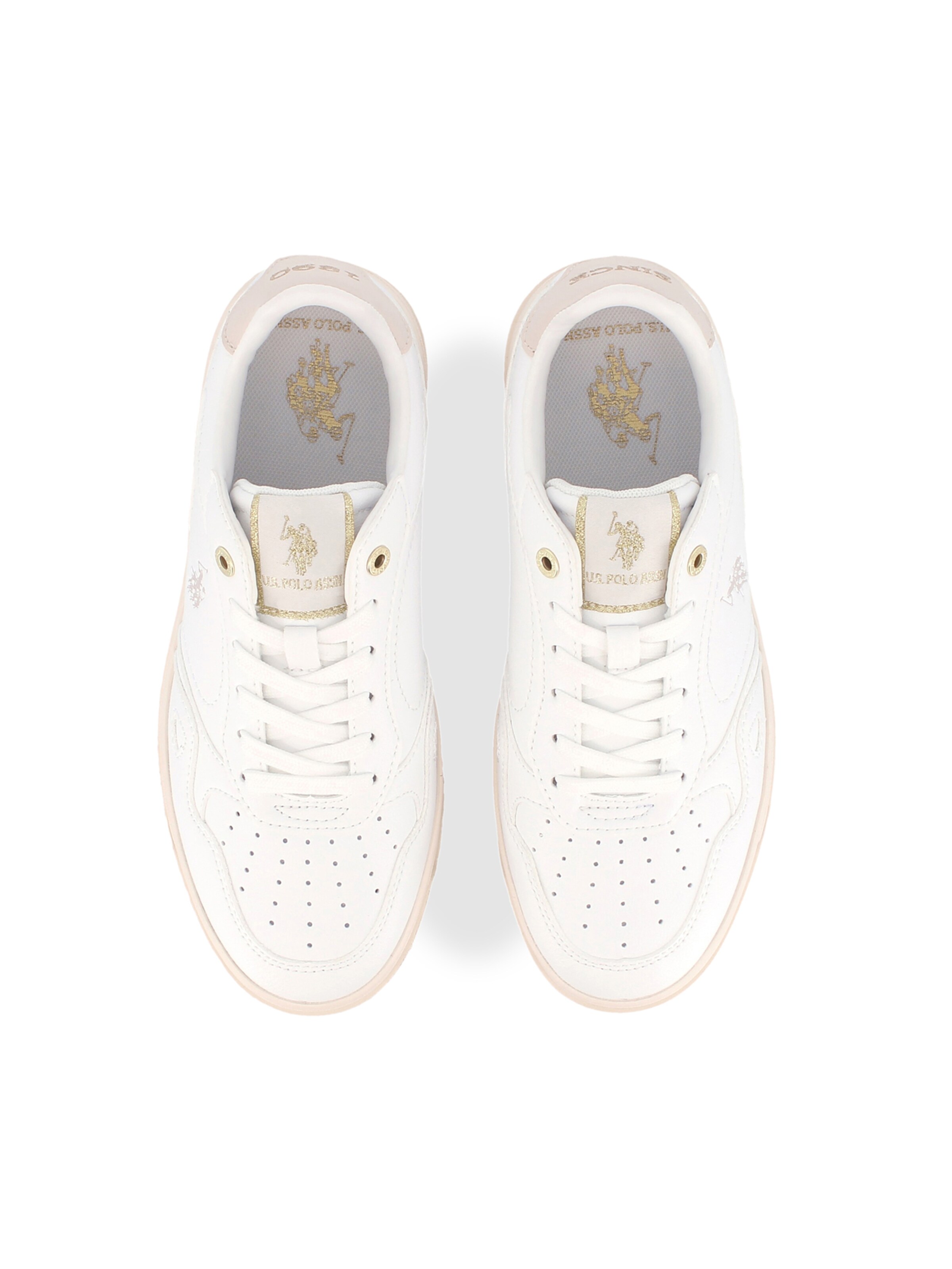 Baskets basses 'Kosmo' US POLO ASSN. en blanc