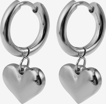 Akzent Earrings 'Feynarie, langlebig' in Silver: front