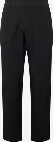 PUMA Regular Sports trousers in Black: front