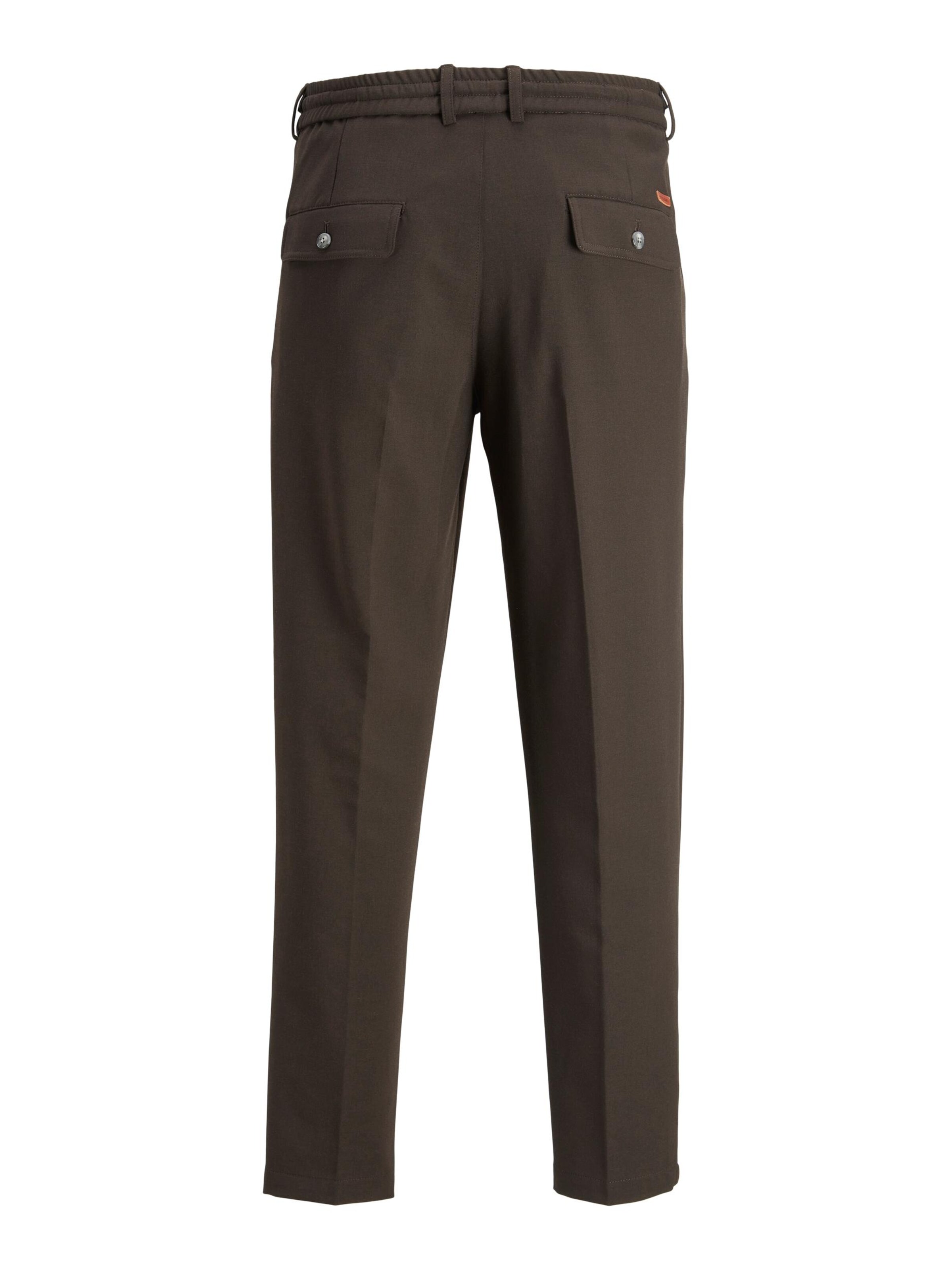 JACK & JONES tavaline Voltidega püksid 'Bill', värv pruun