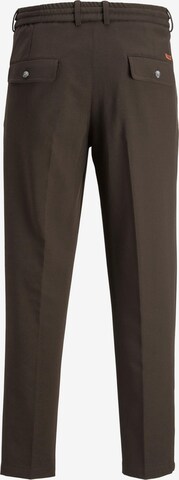 JACK & JONES Regular Pleat-front trousers 'Bill' in Brown