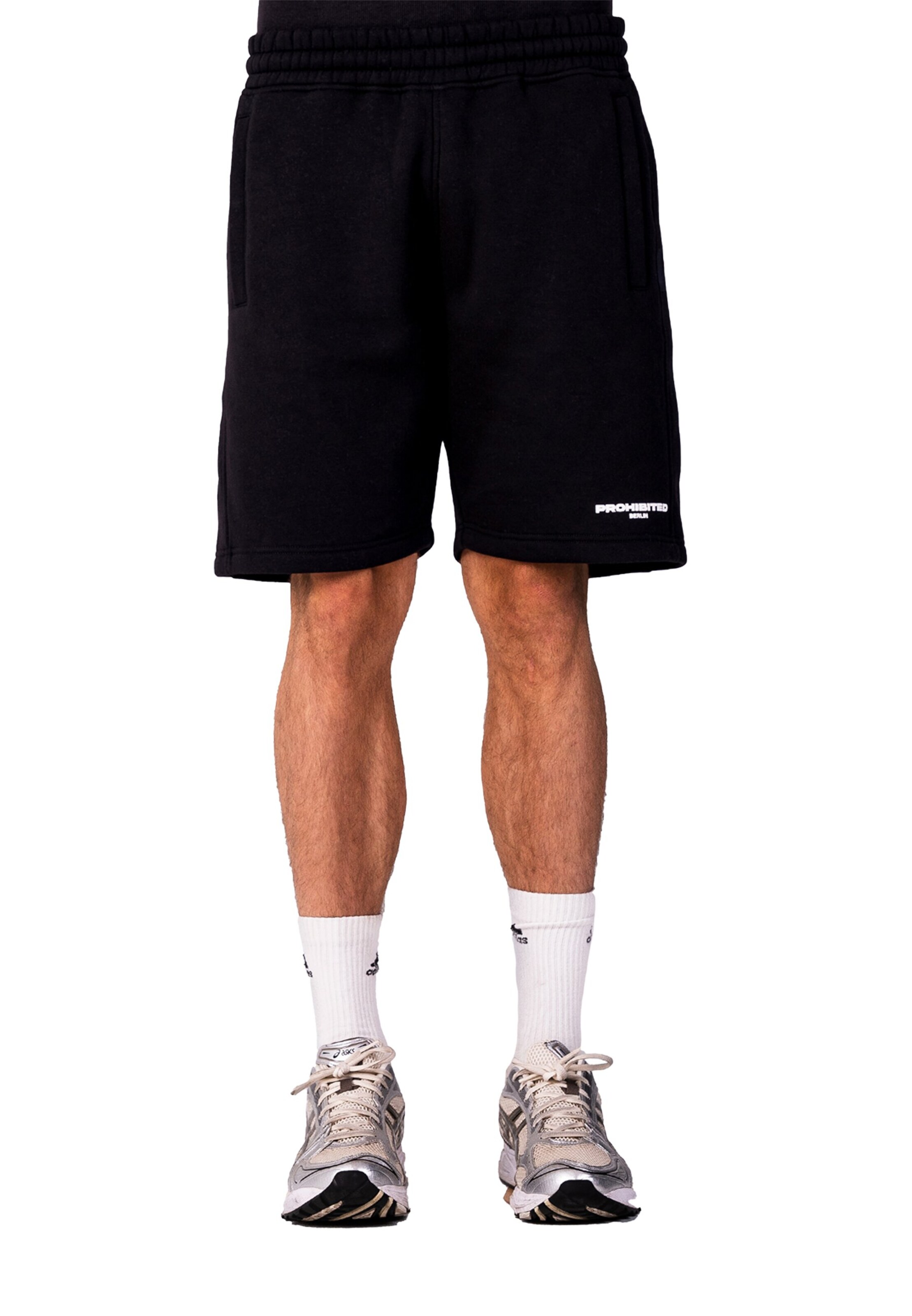 Prohibited Loosefit Kalhoty – černá: přední strana