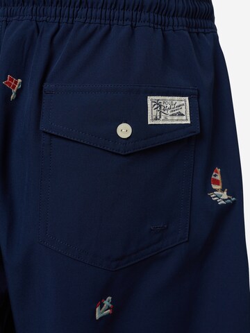 Polo Ralph Lauren Zwemshorts 'Traveler' in Blauw