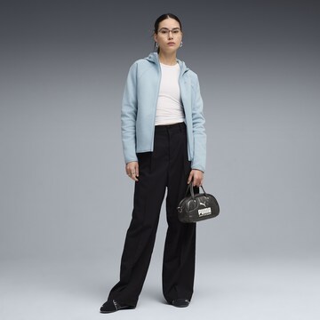 PUMA Sportsweatjacke 'EvoStripe' in Blau