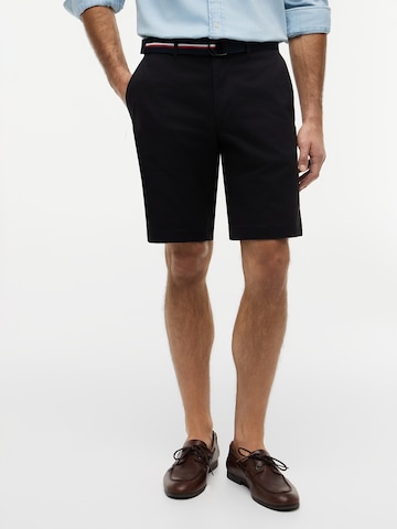 TOMMY HILFIGER Normalny krój Spodnie 'DENTON ESS' w kolorze czarny: przód