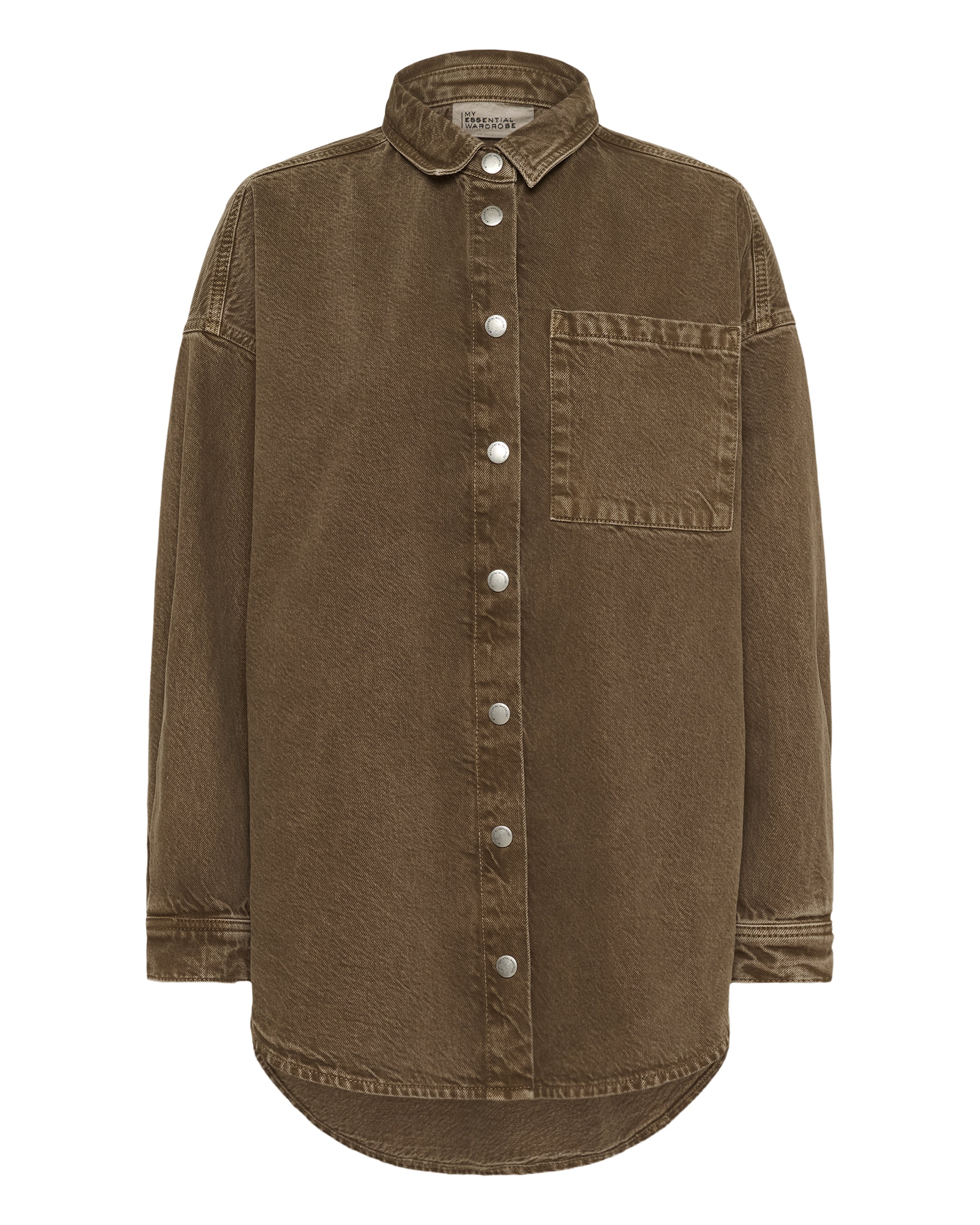 My Essential Wardrobe - Blusa 'Malo' em castanho: frente