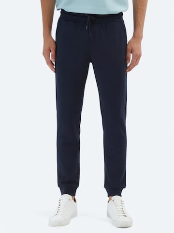KİP Tapered Broek in Blauw: voorkant