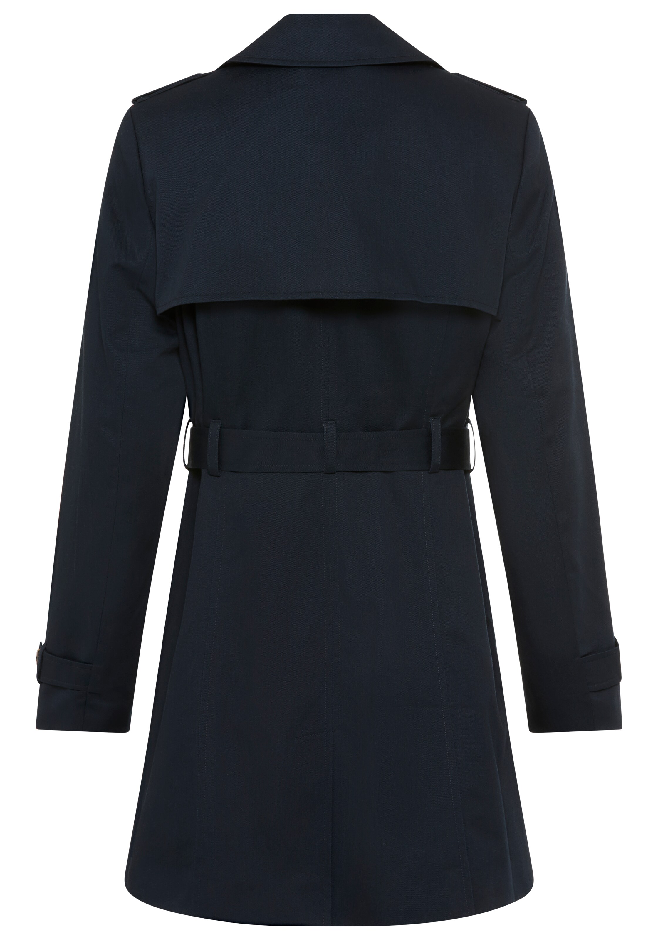 LAURA SCOTT Between-Seasons Coat in Blue