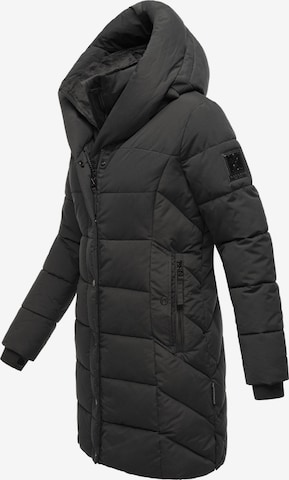 NAVAHOO Χειμερινό παλτό 'Knutschilein' σε μαύρο