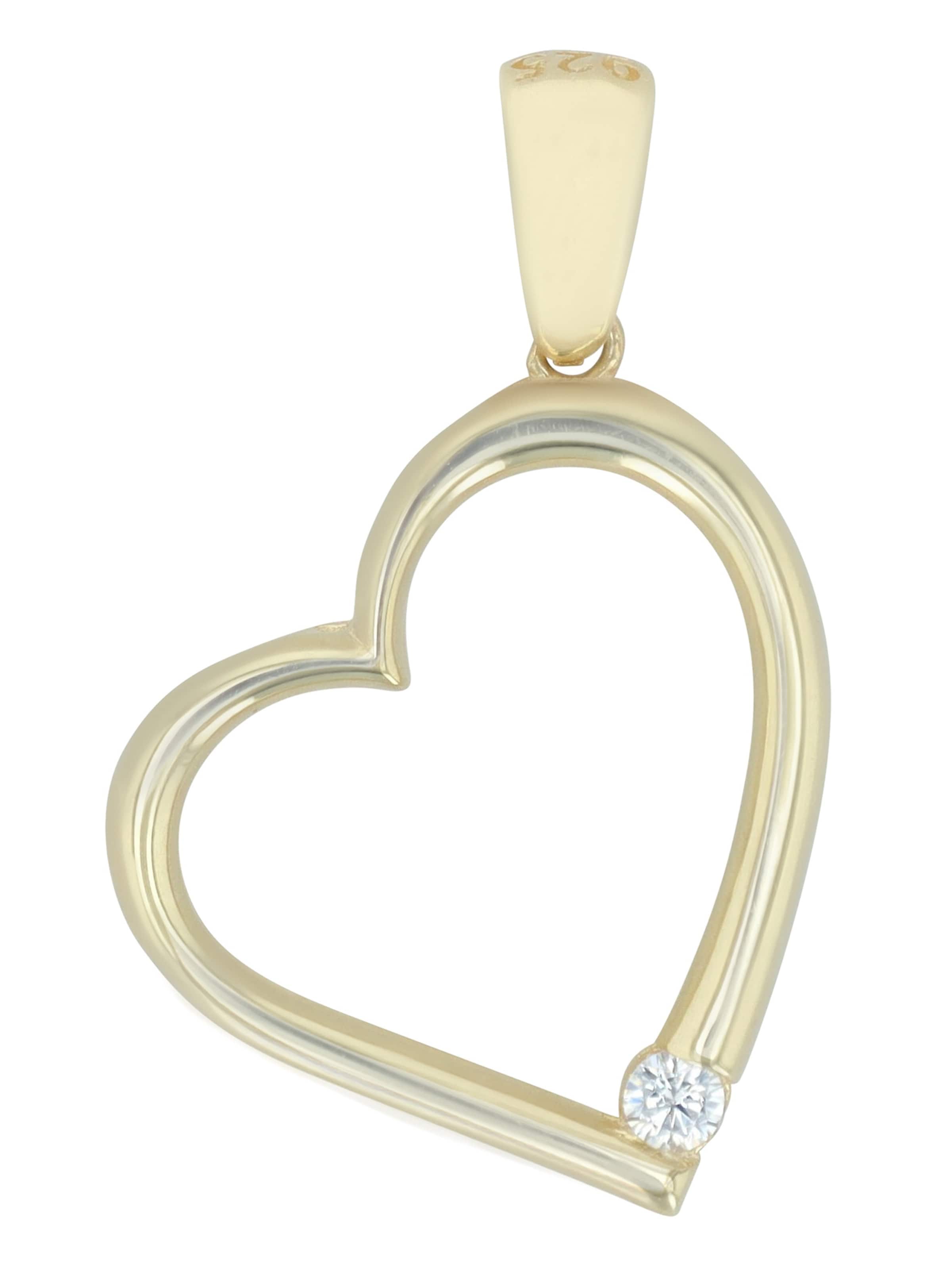 Akzent Pendant 'langlebig' in Gold