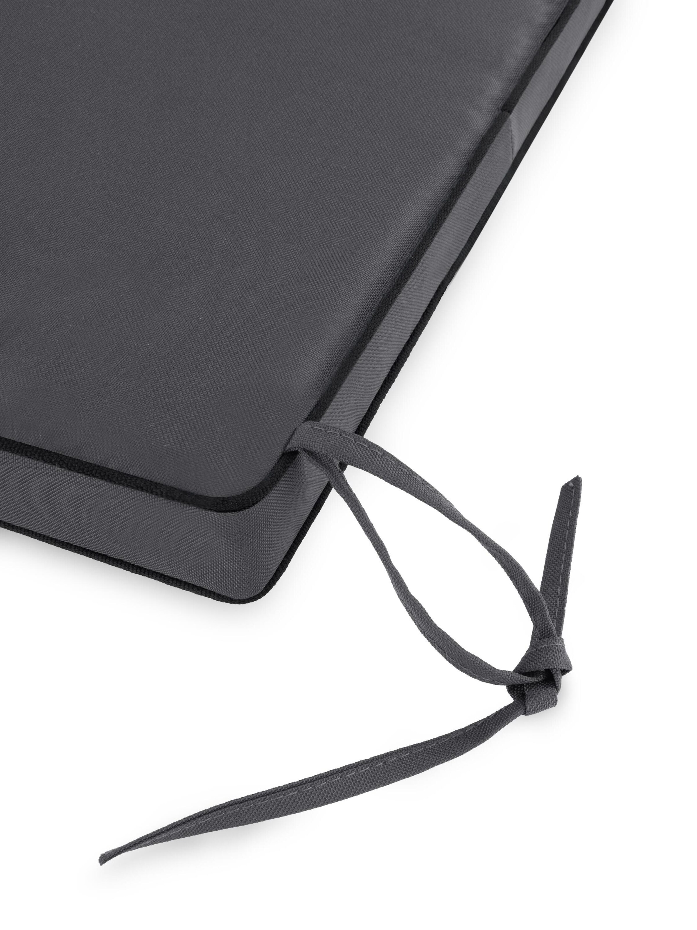 Aspero Stuhlkissen 'Lucca' in Grau