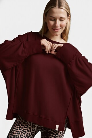 Cotton Candy Sweatshirt in Beige: front