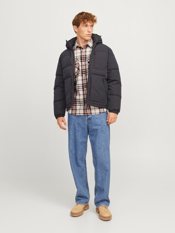 JACK & JONES - Ajuste regular Camisa 'JJEDarren' en marrón