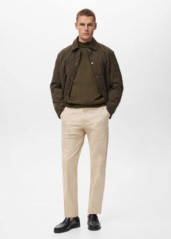 MANGO MAN Sweater in Green