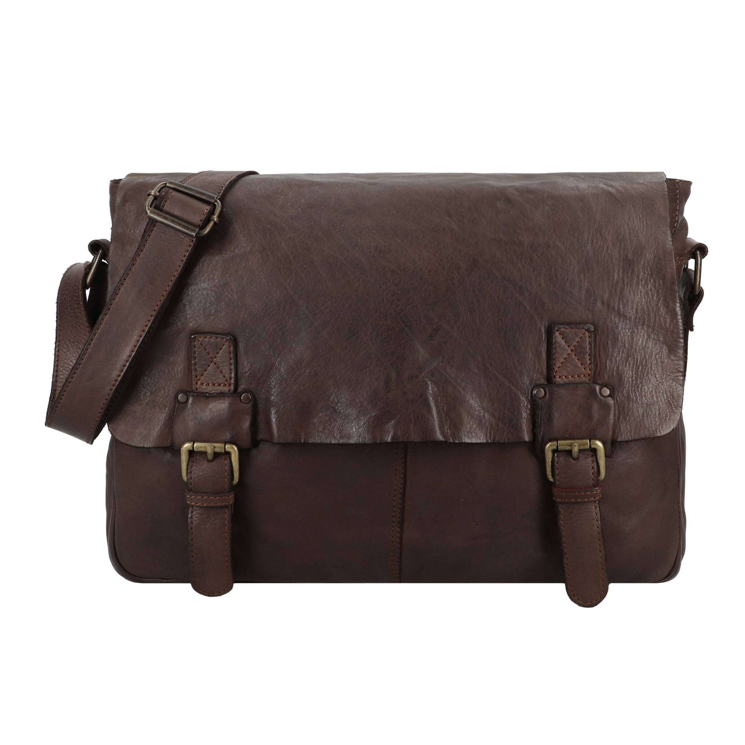 Harbour 2nd Document Bag 'Yamal' in Brown: front
