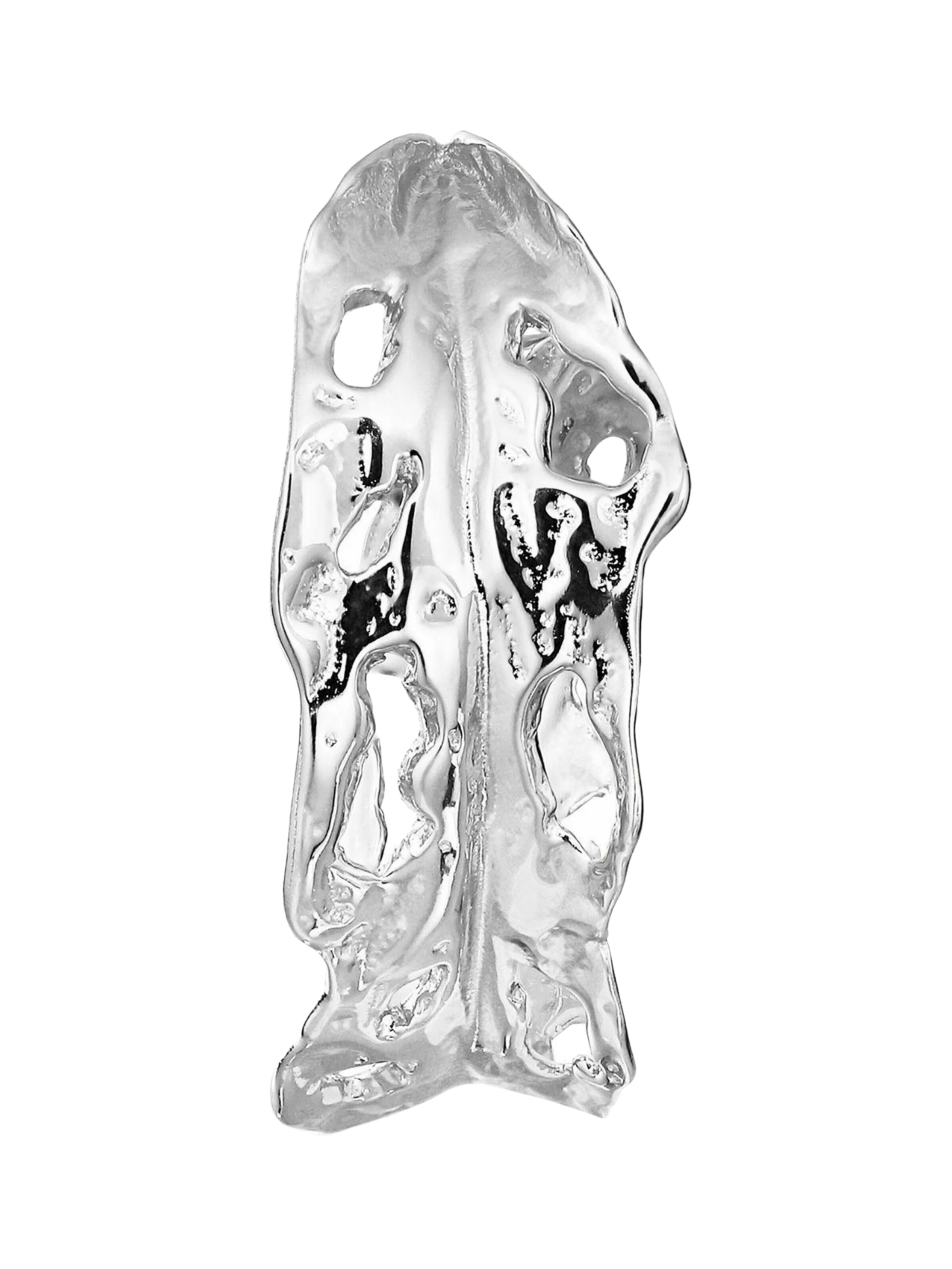 Jane Kønig Øreringe 'Big Leaf' i sølv