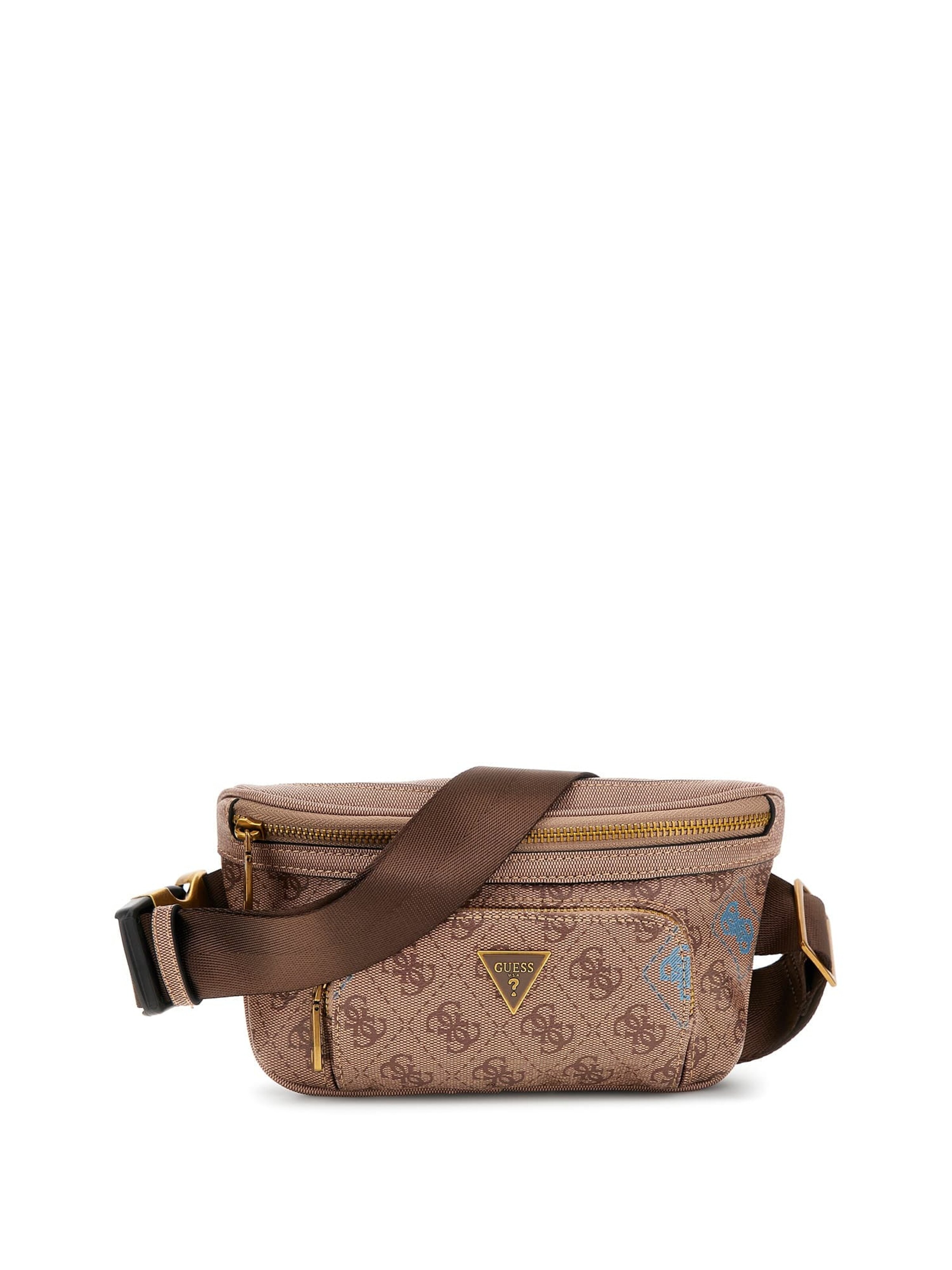 GUESS Fanny Pack 'Milano' in Brown: front