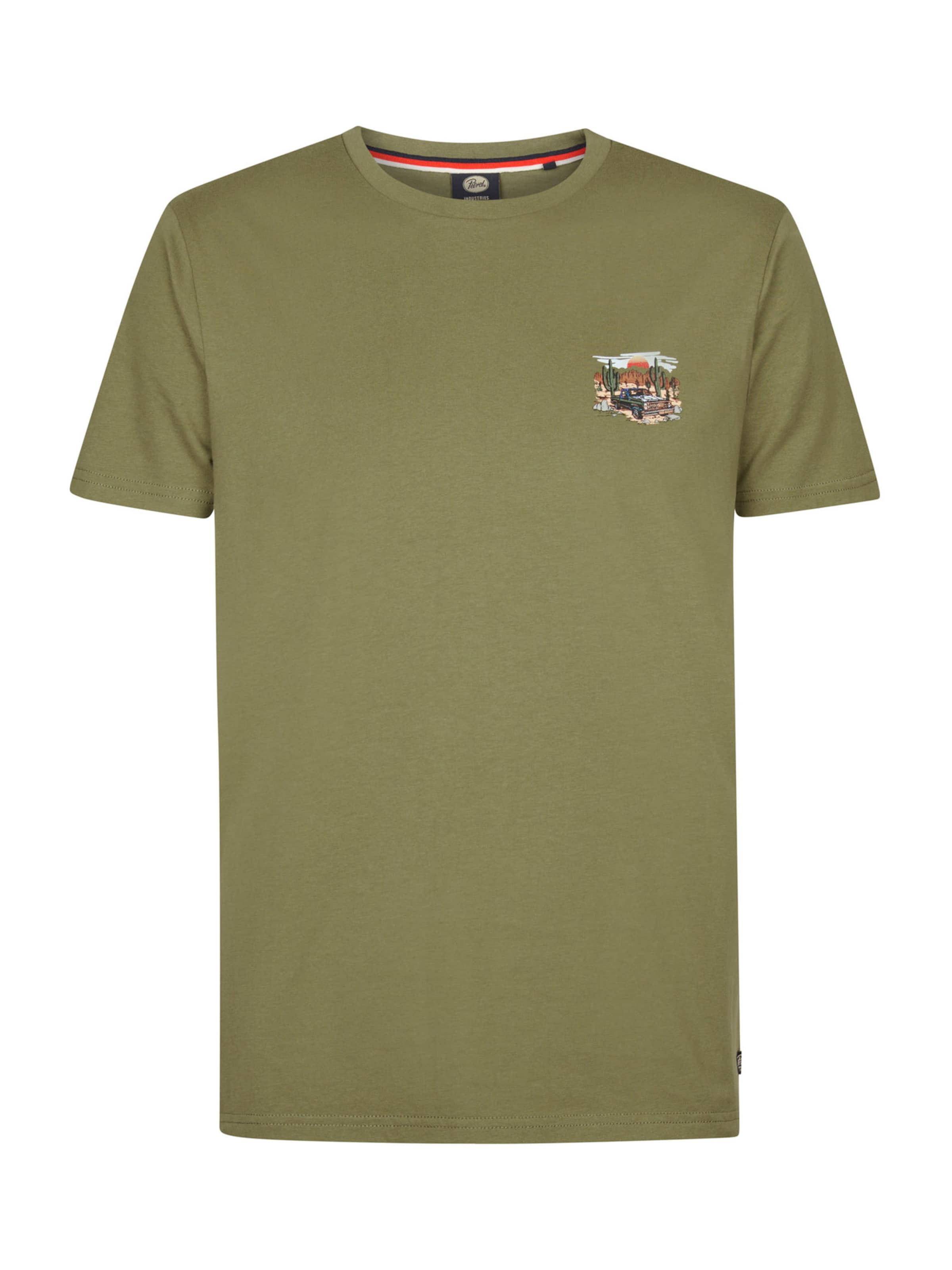 Petrol Industries T-Shirt in Grün: Vorderseite