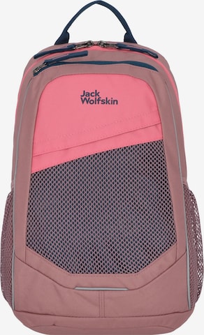 JACK WOLFSKIN Sports Backpack 'Track Jack' in Pink: front