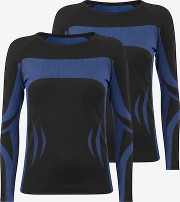 normani Base Layer in Schwarz: Vorderseite