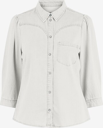 PIECES Blouse 'Krista' in Grey: front
