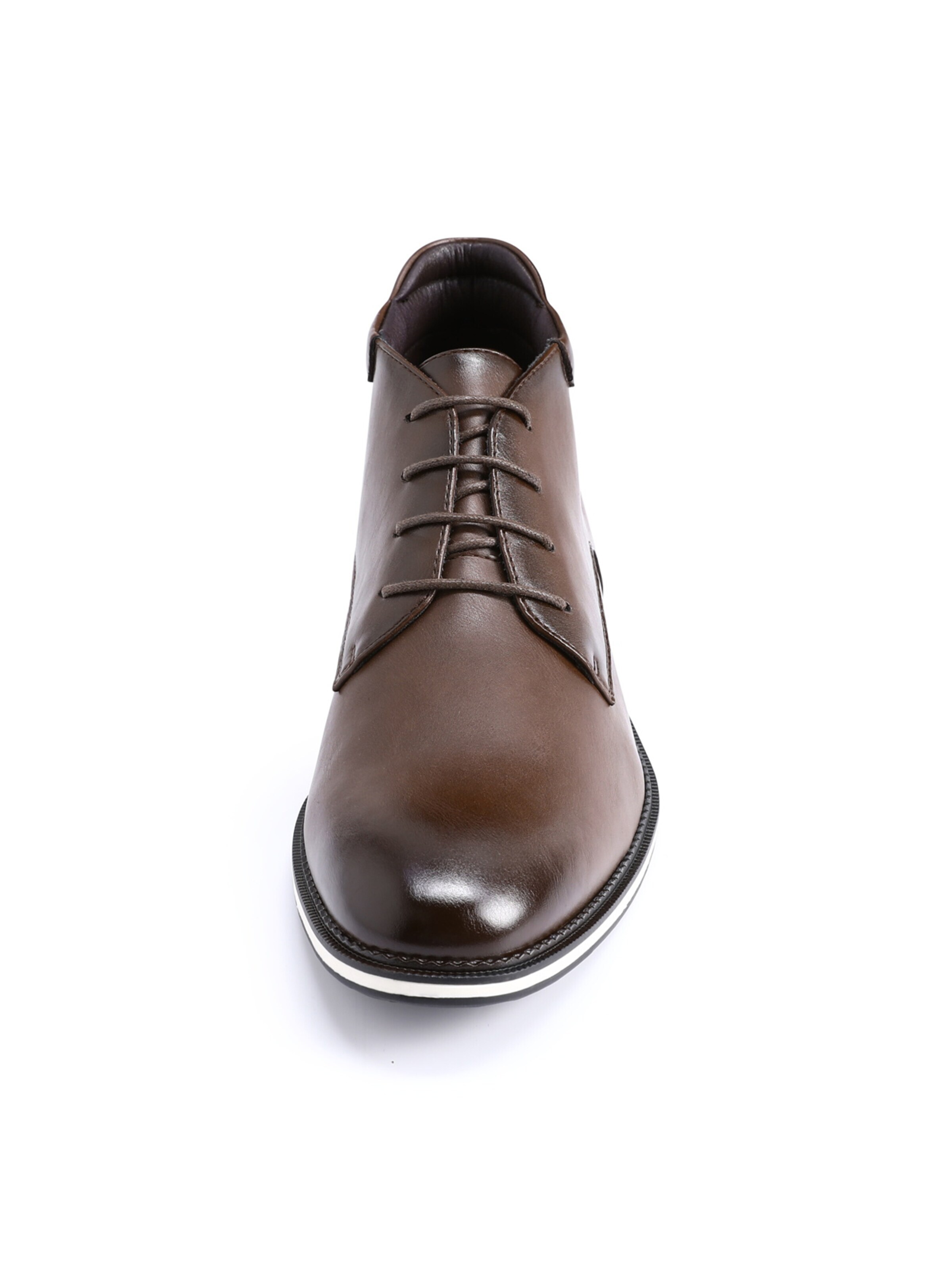 ALLTHEMEN Lace-Up Shoes 'Schutz' in Brown