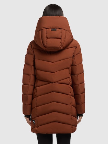 khujo Wintermantel 'Dier' in Bruin