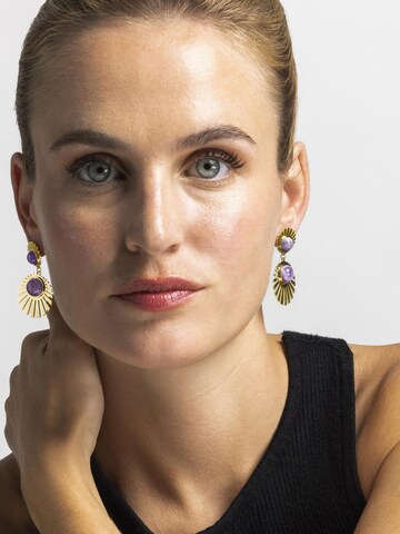 Luxenter Ohrringe 'Zuxia' in Lila