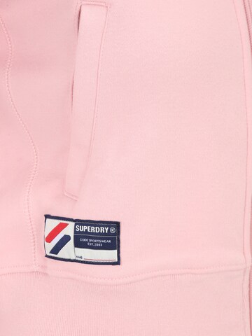 Veste de survêtement Superdry en rose