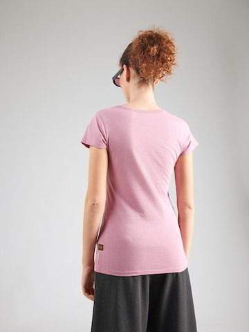 G-STAR T-shirt i rosa: baksida
