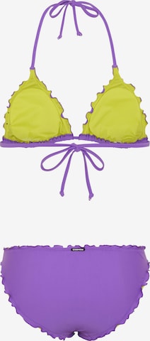 CHIEMSEE Triangle Bikini in Purple
