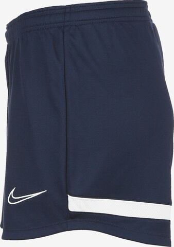 Regular Pantalon de sport 'Academy 21' NIKE en bleu