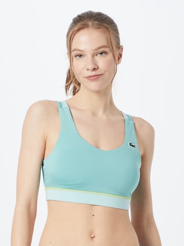 Bustier Soutien-gorge de sport Lacoste Sport en bleu : devant