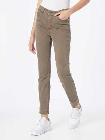 MAC Slim fit Jeans 'Dream' in Brown: front