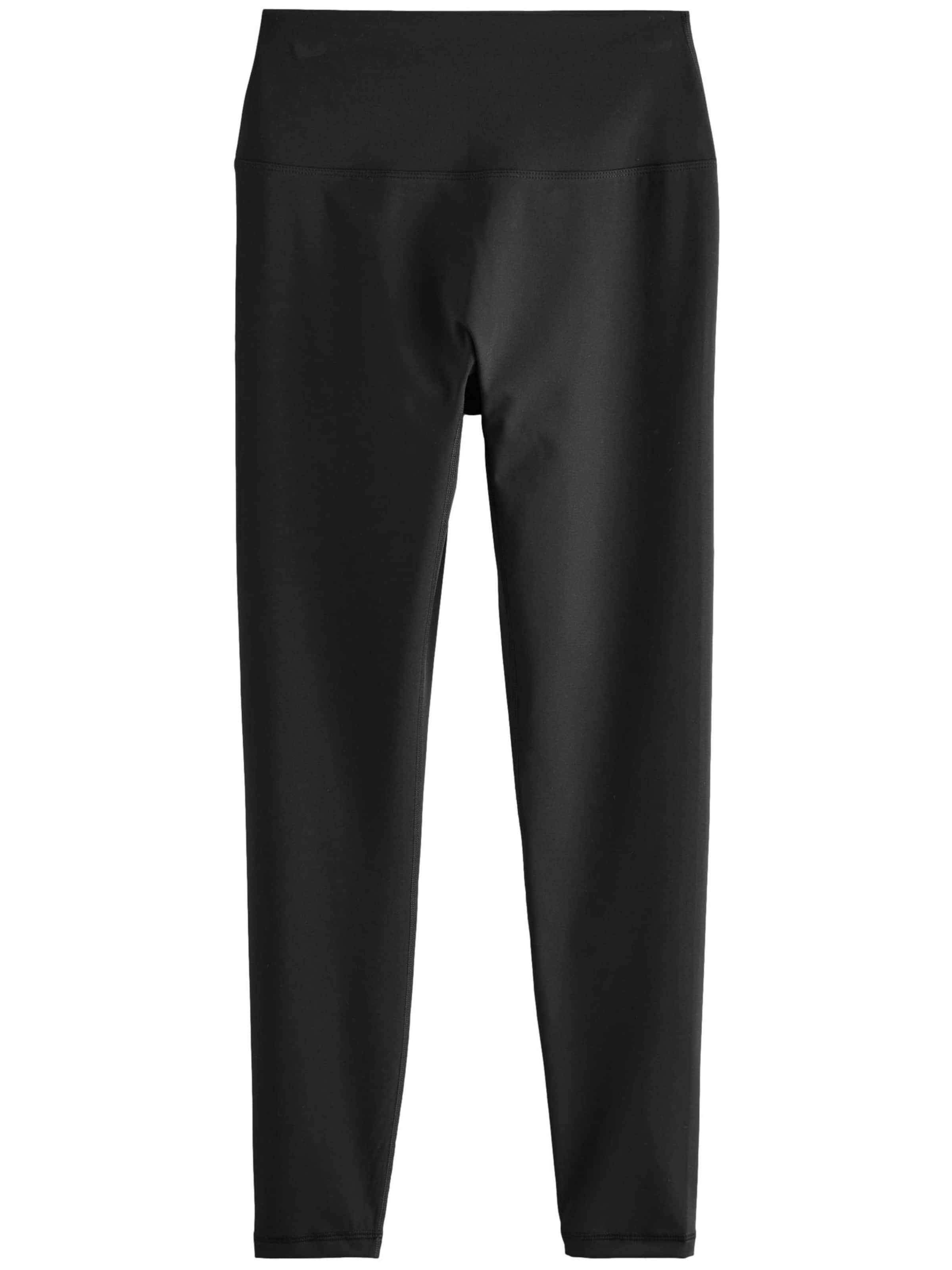 self. Leggings in Black: front