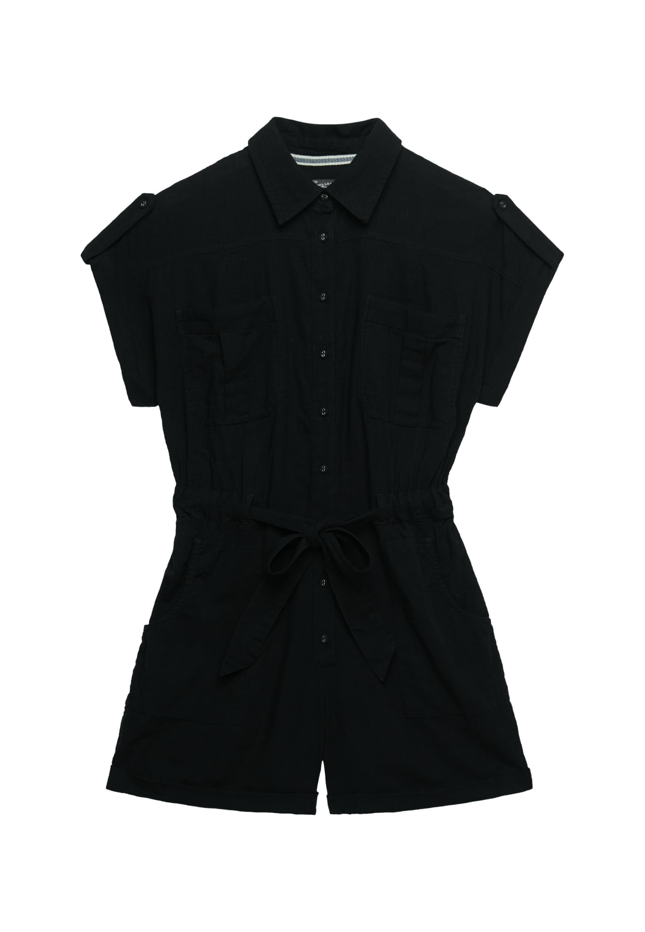 Superdry & Co Jumpsuit in Zwart: voorkant