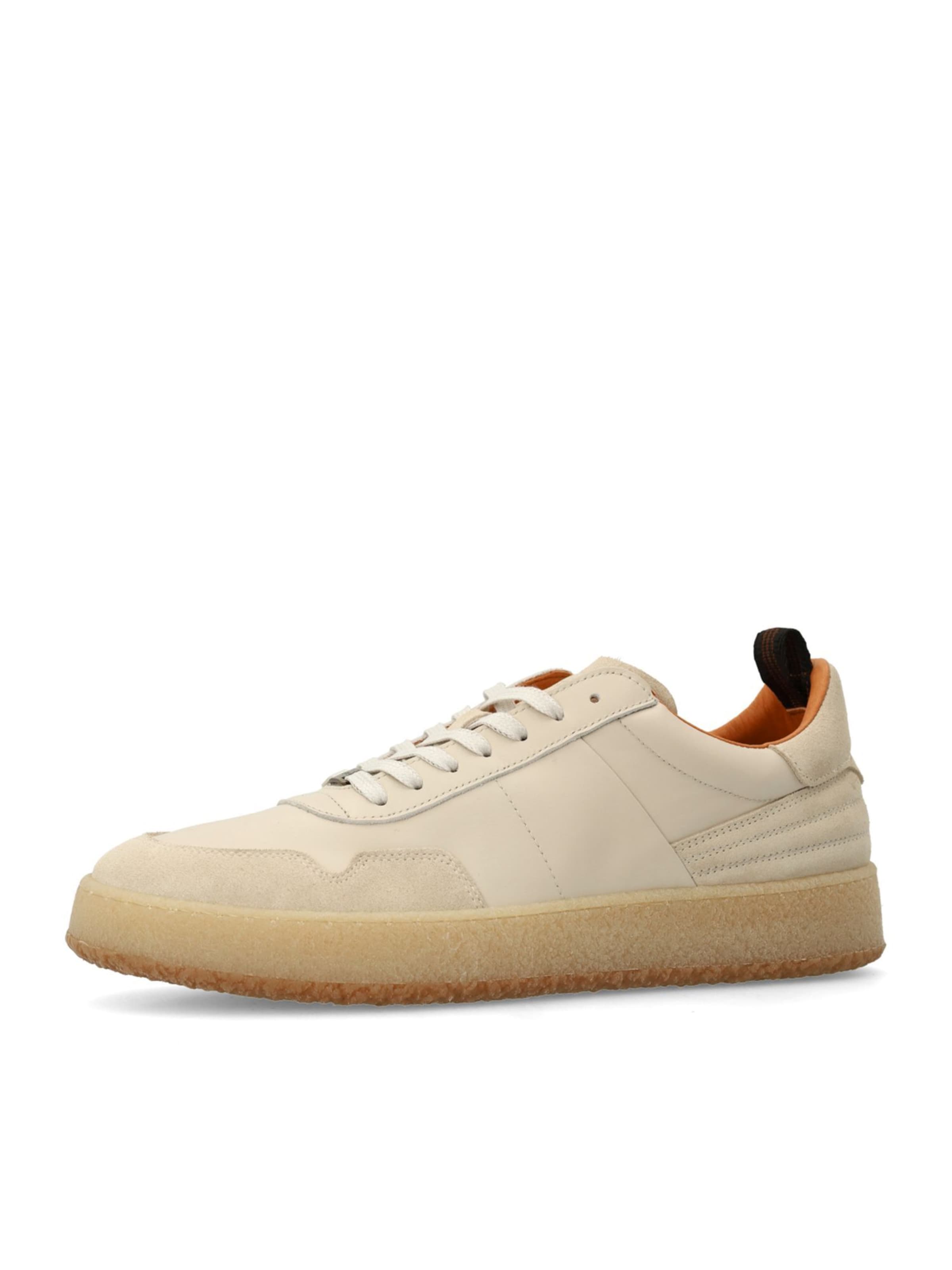 MANFIELD Sneakers laag in Beige: voorkant