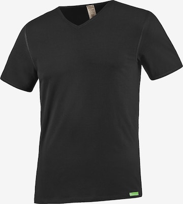 kleiderhelden Undershirt in Black: front