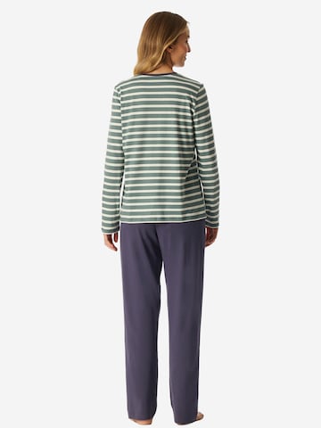 SCHIESSER Pyjama 'Casual Essentials'‌‌‌‌‌‌‌ in Blau