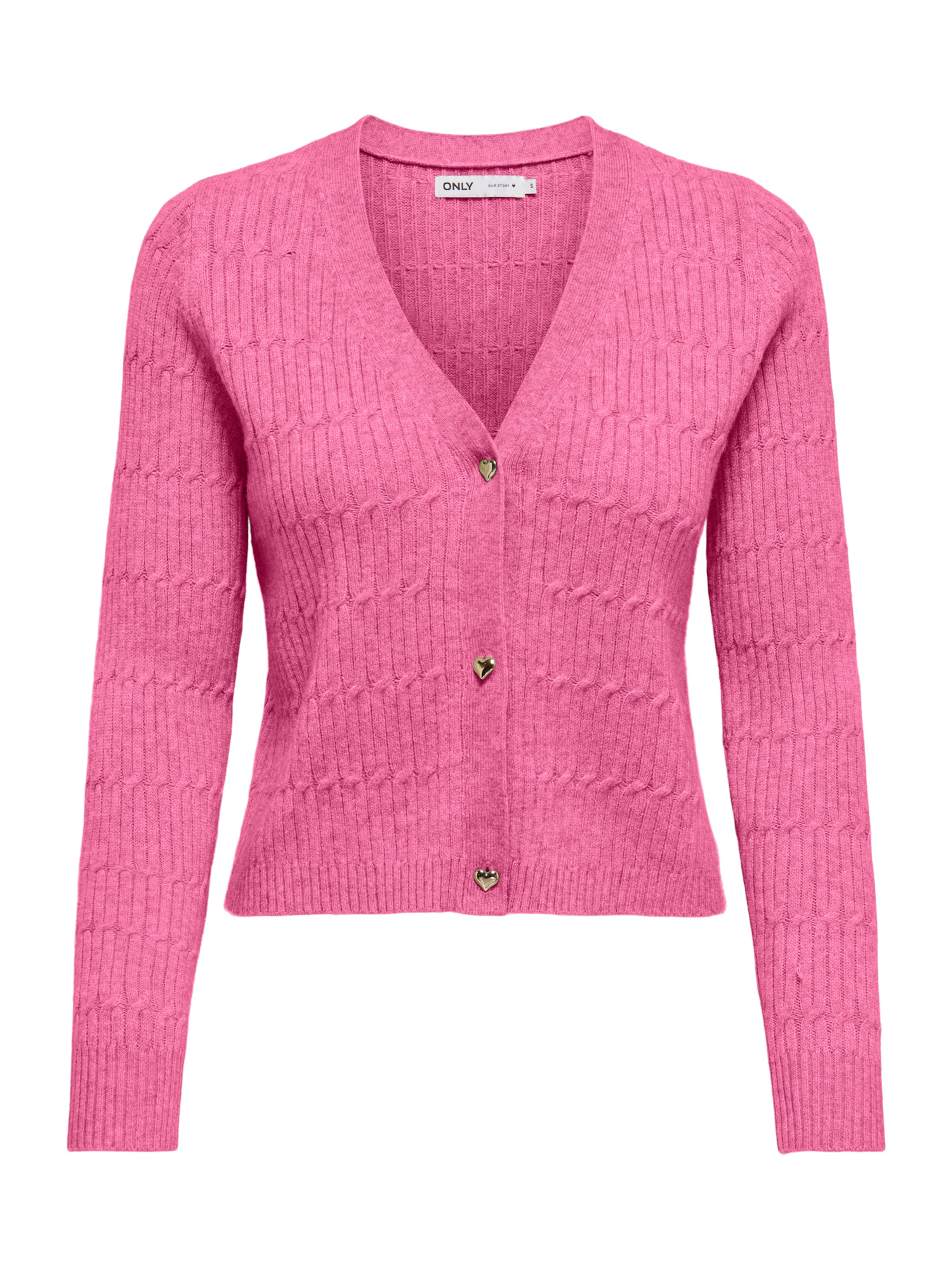 ONLY Cardigan 'ONLKatia' i pink: forside