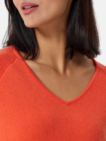 CASH-MERE.CH Kaschmir Pullover in Orange