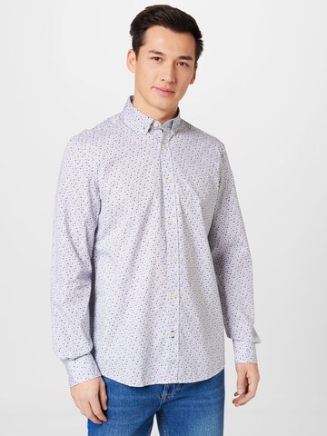 Springfield Regular fit Overhemd in Wit: voorkant